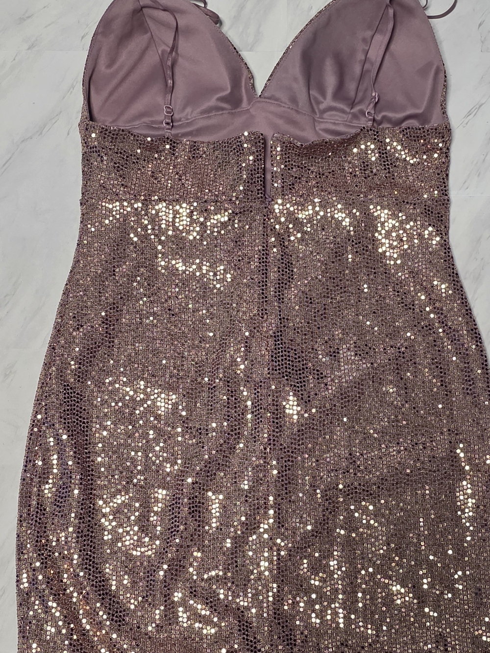 Lulus Party Dress in Rose Gold - Picture 3 of 3